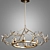 Elegant Dove Chandelier 3D model small image 2