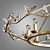 Elegant Dove Chandelier 3D model small image 3