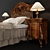 Luxury Italian Bedroom Set by Signorini & Coco 3D model small image 2