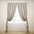 Elegant Curtain Set with Sheer 3D model small image 1