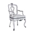 Elegant Danielli Chair: Stylish, Functional, and Timeless 3D model small image 2