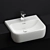 RAK Metropolitan Recessed Washbasin 3D model small image 1