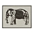 Bronze Elephant Panel - Uttermost 3D model small image 1