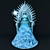 Frozen Fairy Tale Queen 3D model small image 1