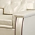 Luxury "Lord" Corner Sofa, Bis-M 3D model small image 3