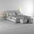 Flexform Newbridge Bed: Stylish & Functional Sleep Solution 3D model small image 3