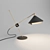 Art Deco-inspired Brass Shear Lamp 3D model small image 1