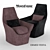 Elegant Ermes Vesta Chair 3D model small image 1