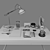 Modern Desk Essentials Set 3D model small image 3
