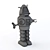 Title: Retro Replica Planet Robot Toy 3D model small image 2