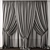 Elegant Curtain Design 3D model small image 3