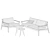 Scandi Sofa & Chair Set 3D model small image 3