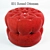 Elegant Round Ottoman 831: Plush Padding & Stylish Design 3D model small image 1