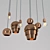Elegant Lighting Fixtures: Pina Cona, Ball and Globe 3D model small image 3