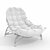 Luxury Rotang Chair: Venice Elegance 3D model small image 3