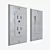 Efficient NEMA 5-15R Outlet & Switch 3D model small image 3