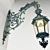 Elegant Iron Wall Sconce 3D model small image 2