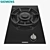 Siemens iQ700 Gas Hob with Ceramic Control 3D model small image 1