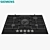 Siemens iQ700 75cm Ceramic Hob with 5 Burners 3D model small image 1