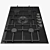 Siemens iQ700 75cm Ceramic Hob with 5 Burners 3D model small image 2