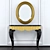 Art Deco Console Table 3D model small image 1