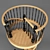 Wooden Spiral Staircase - Elegant Design Solution 3D model small image 3