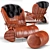  Havana Rocker and Footroll Set - Stylish and Comfortable 3D model small image 1