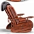  Havana Rocker and Footroll Set - Stylish and Comfortable 3D model small image 2