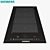 Siemens iQ700 Induction Domino Module 3D model small image 1