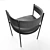Elegant Leather Chair: Era 3D model small image 2