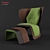570 Gender Armchair: Elegant Comfort 3D model small image 1