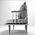 Elegantly Crafted Fly Chair SC10 3D model small image 3