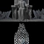 Frozen Ice Queen Throne 3D model small image 3