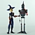 Oz's Dynamic Duo: Scarecrow & Woodcutter 3D model small image 1