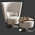 Sleek Circo Solo Chair 3D model small image 1