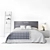 Sueña Bed Set: Dreamy and Stylish 3D model small image 1