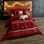 Holiday Cheer Christmas Bed Set 3D model small image 1