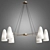 Elegant Montfaucon Chandelier 3D model small image 1