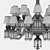 Baccarat Zenith Midnight Lustre Chandelier 3D model small image 3