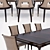 Elegant Seating & Chic Dining 3D model small image 3