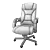 Black Executive Massage Chair 3D model small image 3