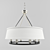 Elegant Bronze Pendant Light 3D model small image 1