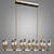 Elegant Chaillot Chandelier - 12 Lights 3D model small image 3