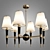 Regal Revival: Jonathan Adler Versailles Chandelier 3D model small image 1