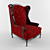 Cozy Comfort Armchairs 3D model small image 1