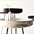 Sleek Bowl Table by Mater Design 3D model small image 2