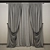 Angle Corner Curtains 3D model small image 2