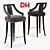 Elevate your space with EANDA Bar & Counter Chair 3D model small image 1