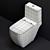 RAK Metropolitan Toilet Bowl - Sleek and Compact 3D model small image 3
