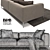 Frank Sofa: Modern Elegance in B&B Italia 3D model small image 3